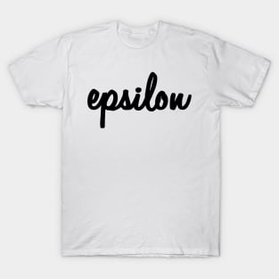 Epsilon Script T-Shirt